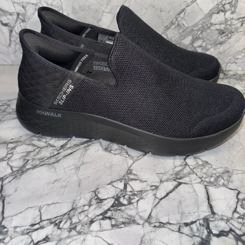 Mens SKECHERS HANDS-FREE SLIP-INS GO WALK FLEX  ATHLETIC SNEAKER SZ 8